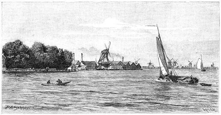 De Zaan bij Zaandijk.