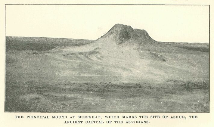 168.jpg the Principal Mound at Shekghat, Which Marks The Site of Ashuk, the Ancient Capital Of The Assyrians. 