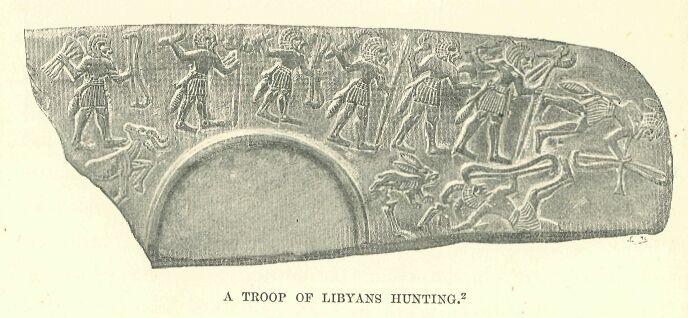 410.jpg a Troop of Libyans Hunting 