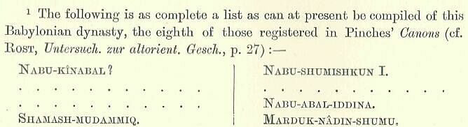 292.jpg Table of This Babylonian Dynasty 