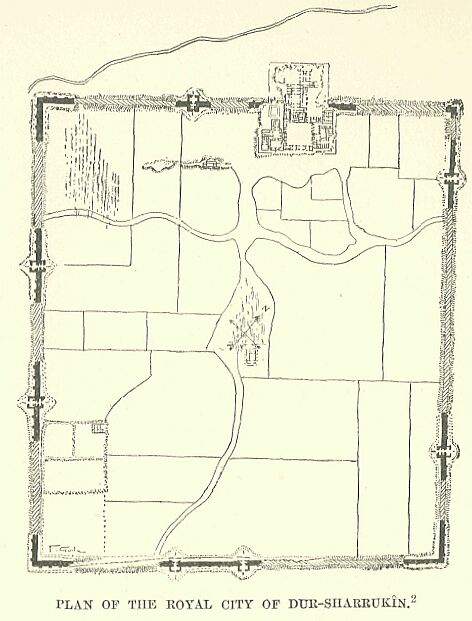 398.jpg Plan of the Royal City Of Dur-sharrukn 