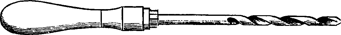 Illustration:
Fig. 4. The osteotrite, for enlarging openings and cutting carious bone.