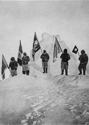 THE FIVE FLAGS AT THE POLE