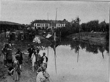 Landing-place for commerce on the Caspian Sea