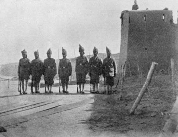 Fig. 137. North Wazíristán Militia and Border Post.