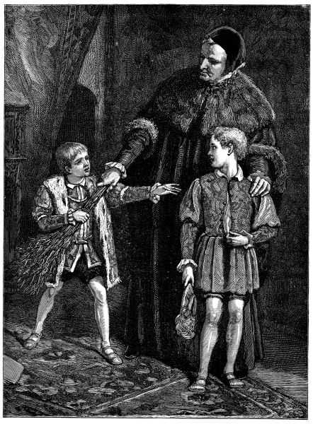 Illustration: PRINCE EDWARD'S WHIPPING-BOY.