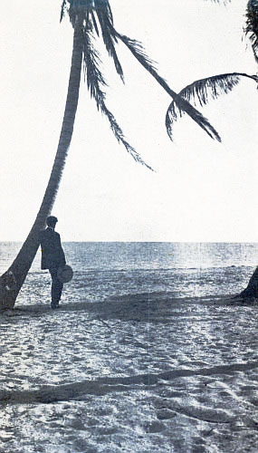 AT LONG KEY, THE LONELY CORAL SHORE WHERE THE SUN SHINES
WHITE ALL DAY AND THE STARS SHINE WHITE ALL NIGHT