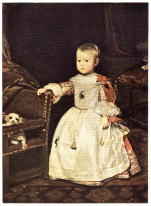 PLATE XVIII.—VELAZQUEZ

THE INFANTE PHILIP PROSPER

Imperial Gallery, Vienna