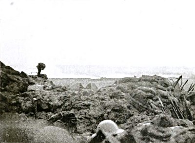 LAUNCHING A SMOKE BARRAGE AT THE BATTLE OF ST. ELOI