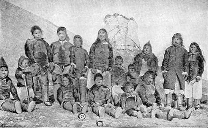 GROUP OF SMITH SOUND ESKIMO