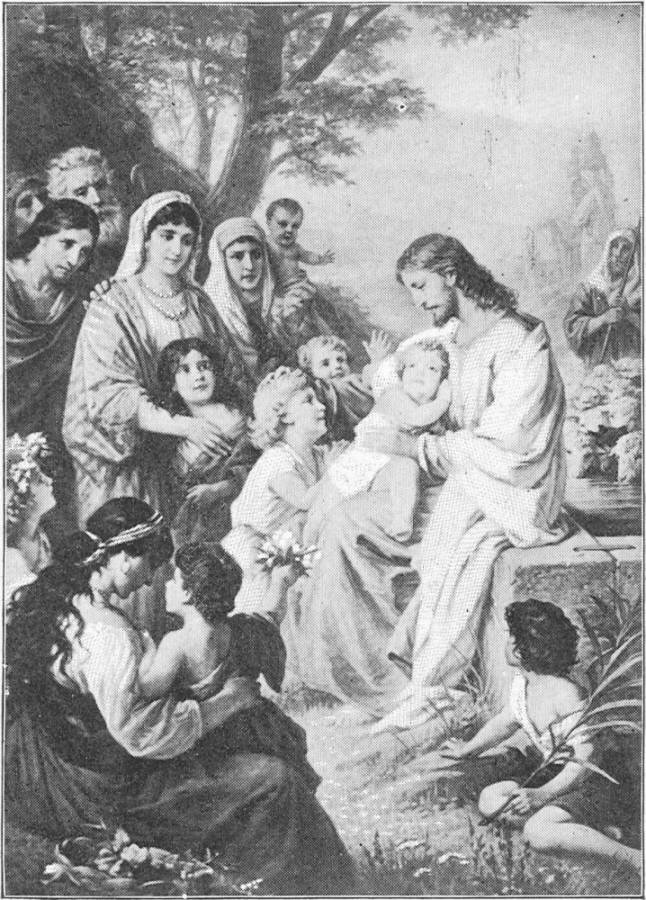 Christ Blessing Little Children.