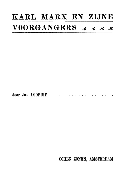 Oorspronkelijke titelpagina.