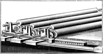 Inking Rollers—old arrangement.