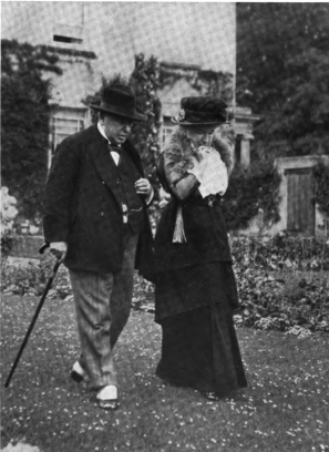 MRS. WARD AND HENRY JAMES IN THE GARDEN AT STOCKS
FROM A PHOTOGRAPH BY MISS DOROTHY WARD