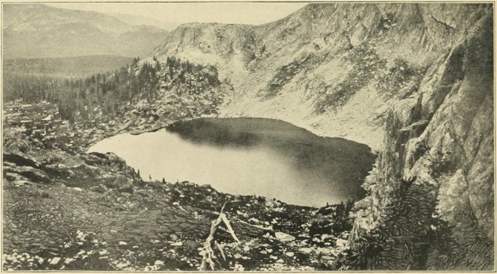 CRYSTAL LAKE, A TYPICAL GLACIER LAKE