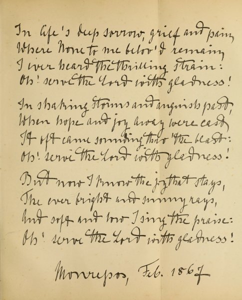 handwriting facsimile