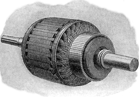 Fig 699Watson armature complete The armature coils are form wound heavily insulated