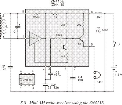 ZN415 radio schematic