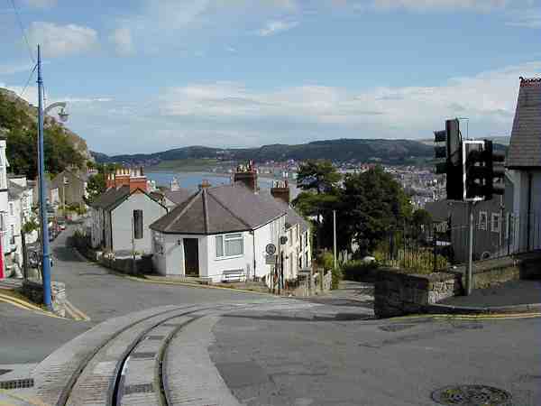 View of single road track