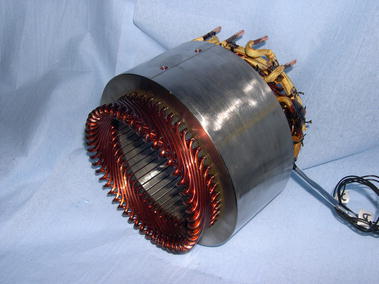 Aircraft generator stator