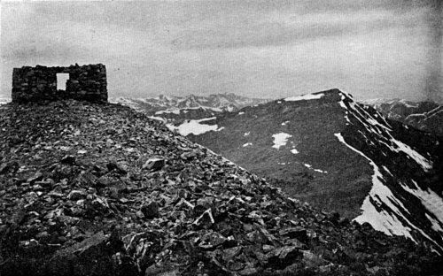 PANORAMA FROM GRAY'S PEAK—NORTHWEST