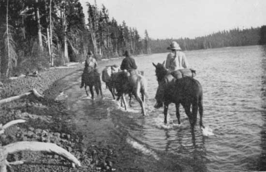 The trails are not all dry-shod