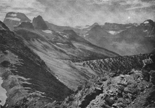 The Great Continental Divide and the Game Trail Along the Top