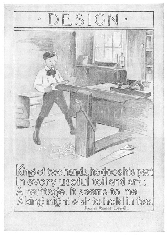 King of two hands, he does his part In every useful toil and art; A heritage, it seems to me A king might wish to hold in fee. James Russell Lowell.