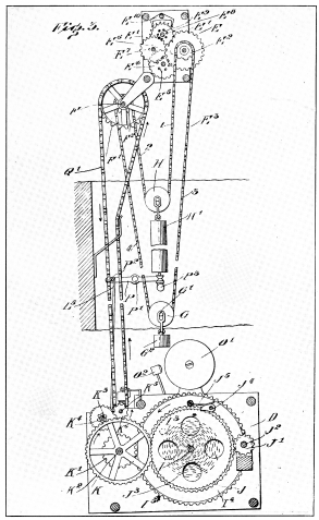 Fig. 3.

DRAWING OF BANGERTER’S SELF-WINDING CLOCK.