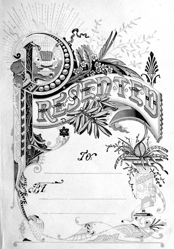 a presentation bookplate