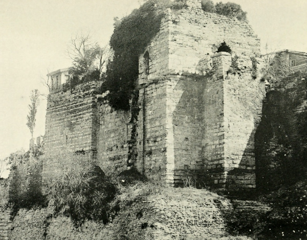 “The Tower of Anemas” and “The Tower of Isaac Angelus” (From The South-West).