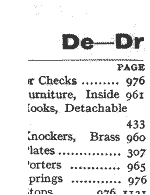 Index De to Dr