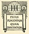 (decorative,
publisher’s mark) PRIUS PLACENDUM QUAM DOCENDUM